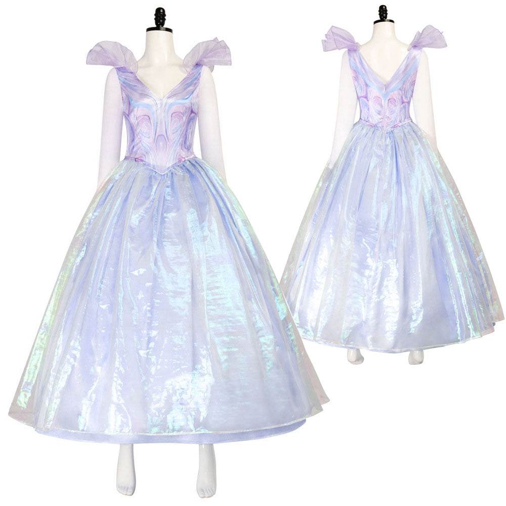 Wicked Glinda Women Blue Dress Outfit Carnival Halloween Cosplay Costume - Ecosfun