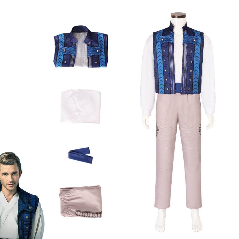 Wicked Fiyero Prince Outfit Carnival Halloween Cosplay Costume Set - Ecosfun