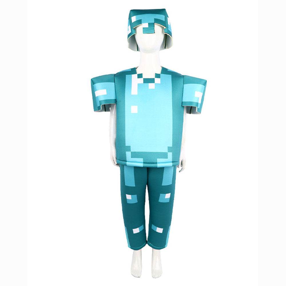 Minecraft Steve Costume for Kids Halloween - Ecosfun