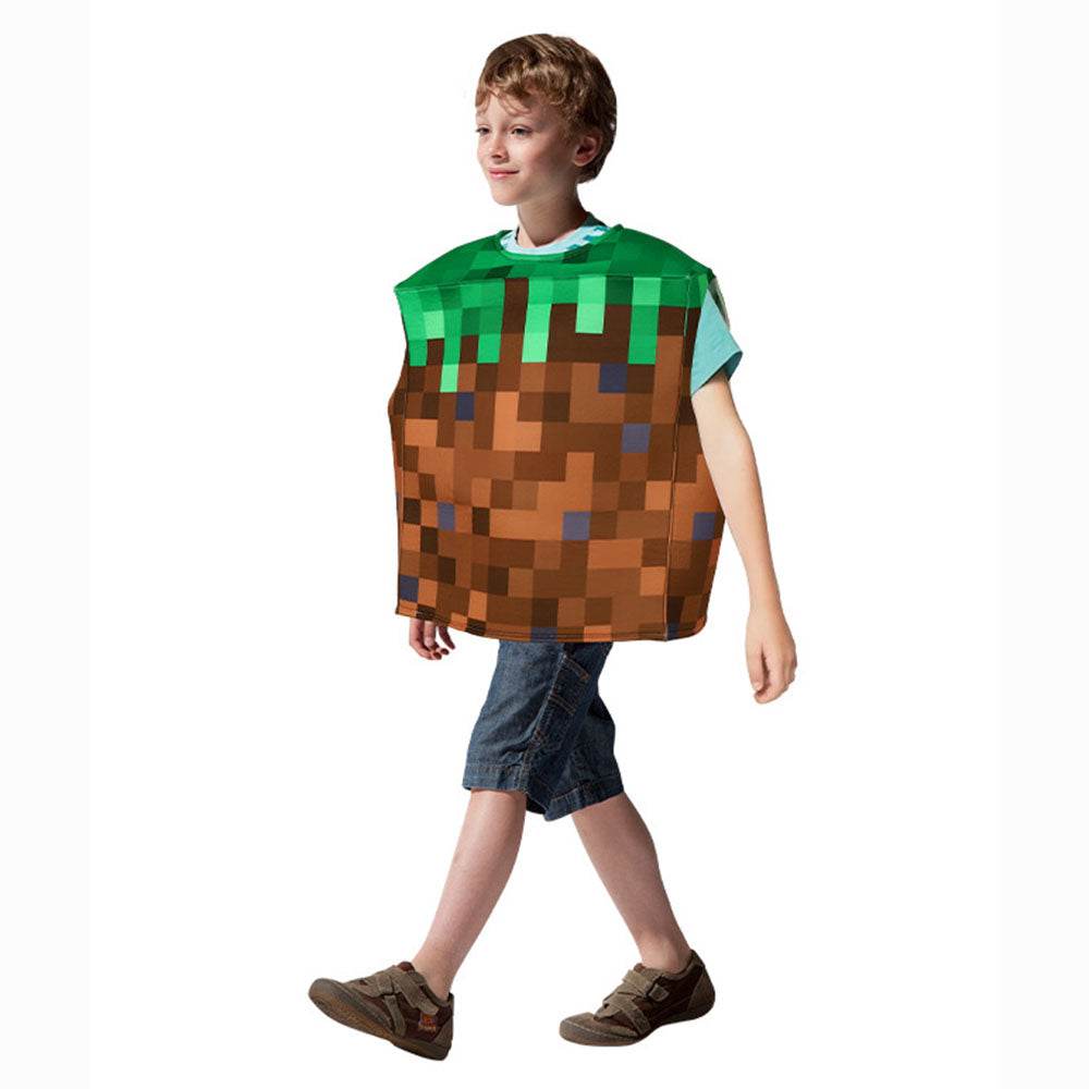 Minecraft Steve Costume for Kids Halloween - Ecosfun