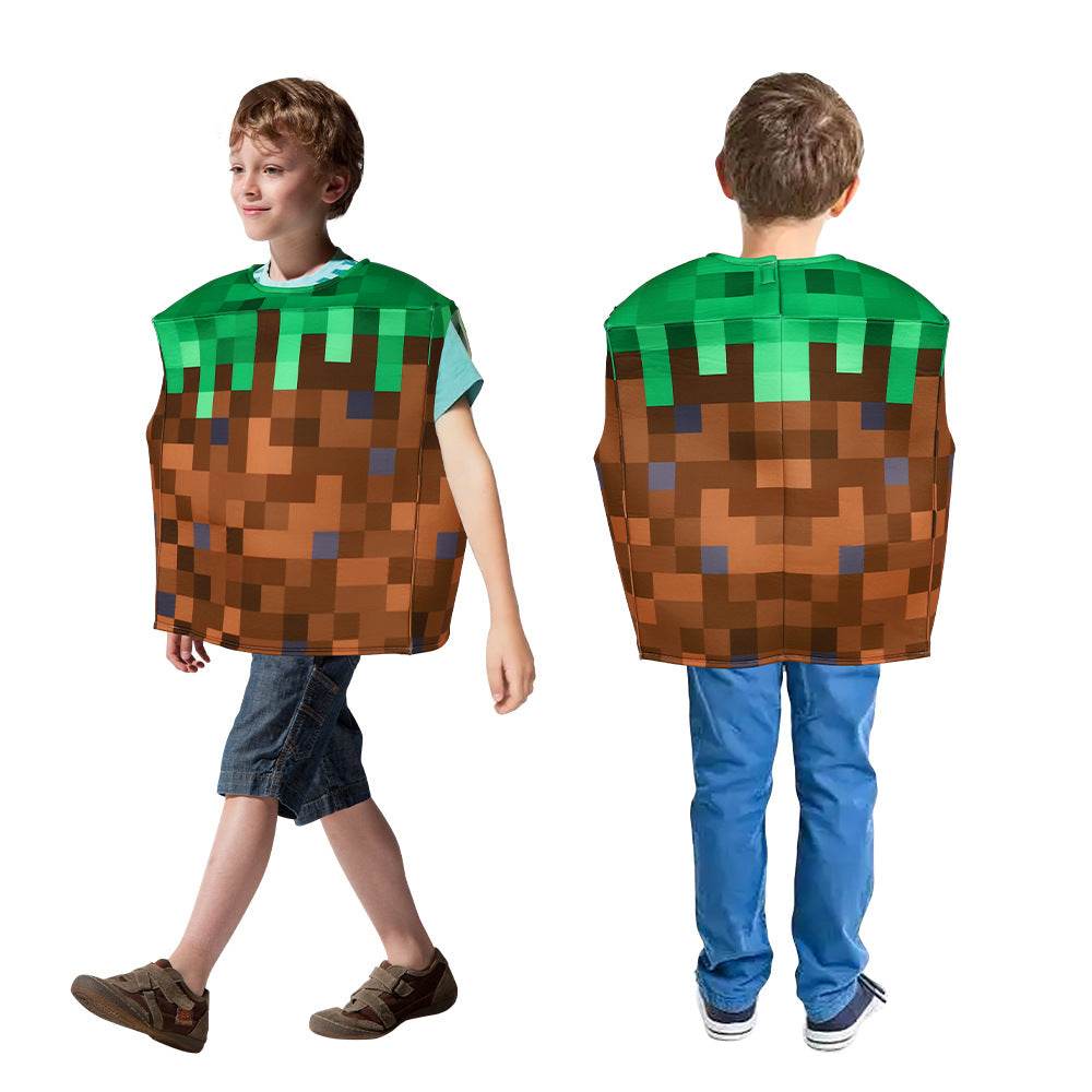 Minecraft Steve Costume for Kids Halloween - Ecosfun