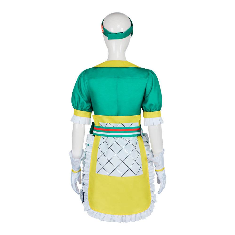 Overwatch Mei Honeydew Skin Cosplay Costume Maid Dress Outfit - Ecosfun
