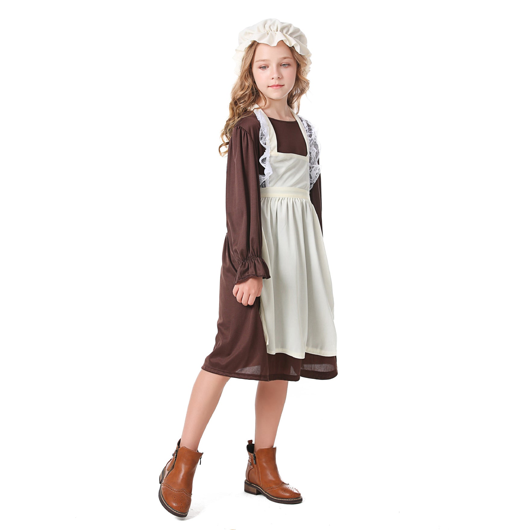 Medieval Costume For Children: European Colonial Poor Man Grandma Costume