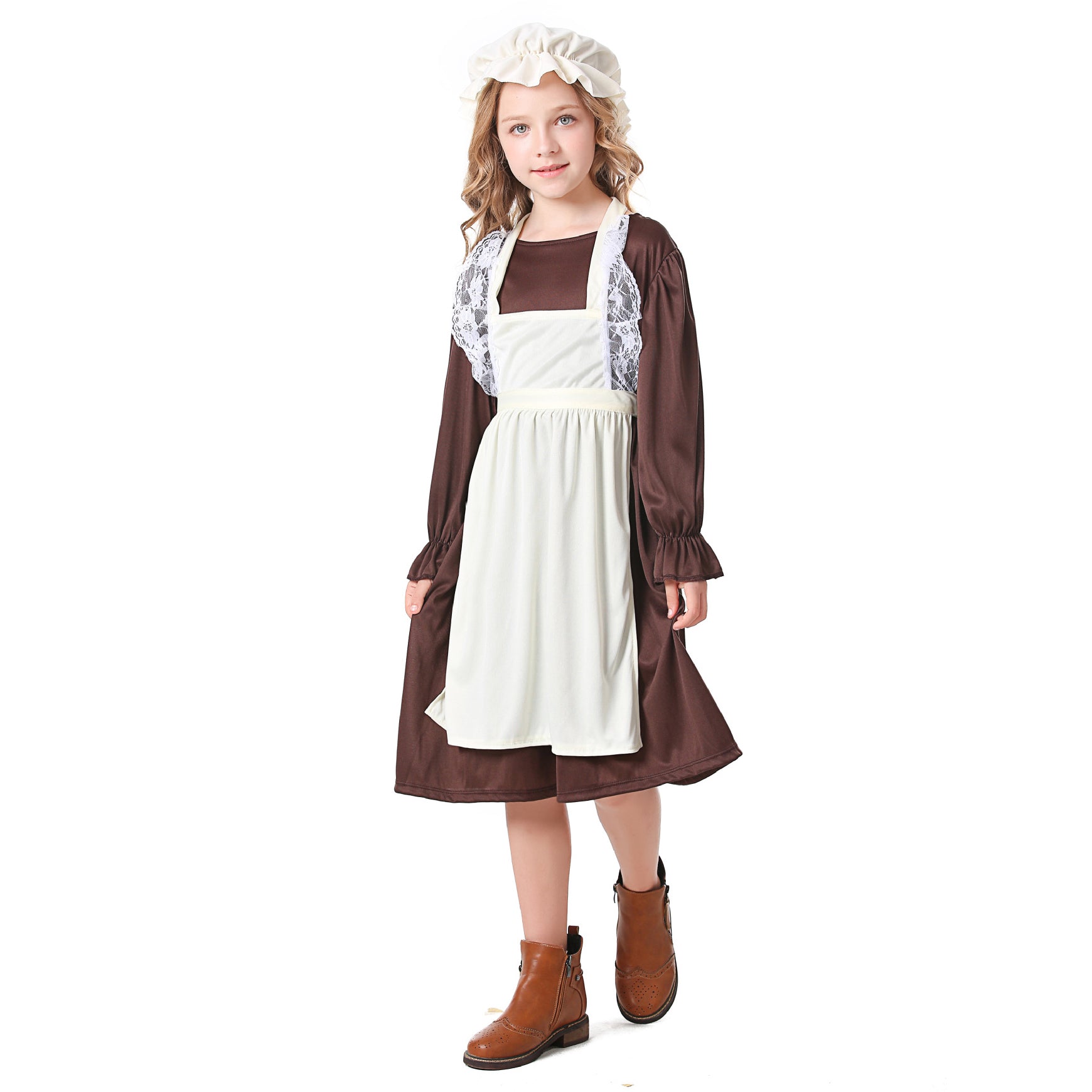 Medieval Costume For Children: European Colonial Poor Man Grandma Costume