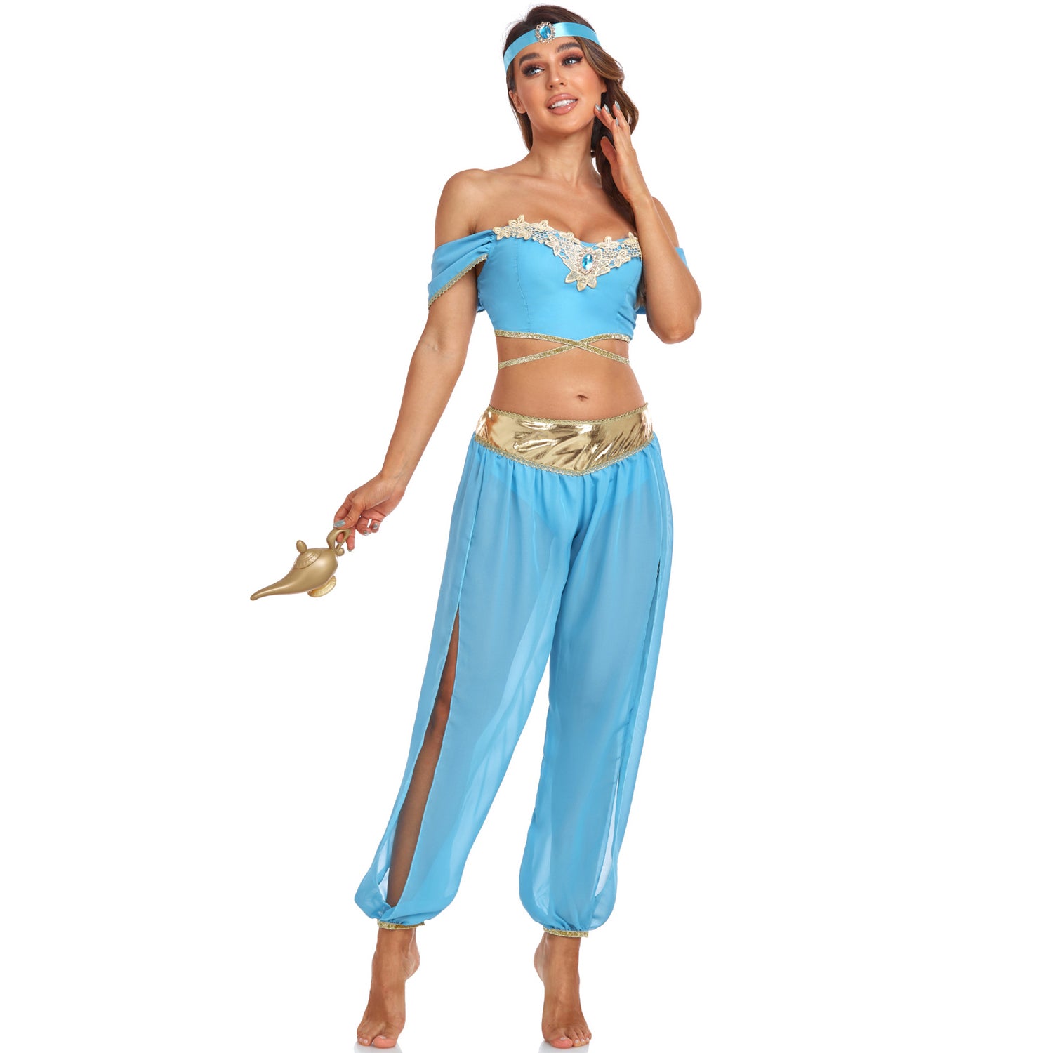 Robe Princesse Jasmine Lampe Magique Aladdin