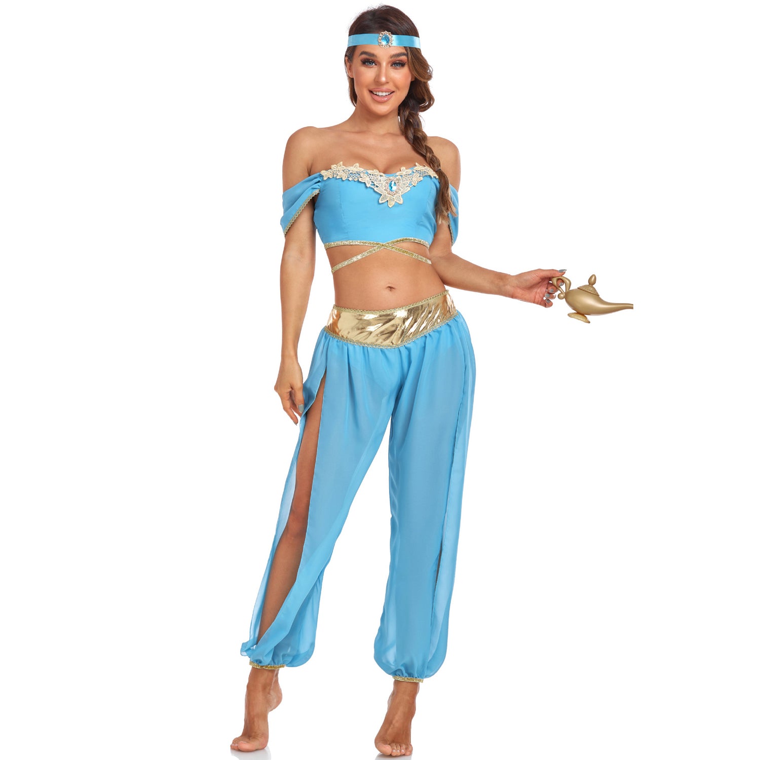 Robe Princesse Jasmine Lampe Magique Aladdin