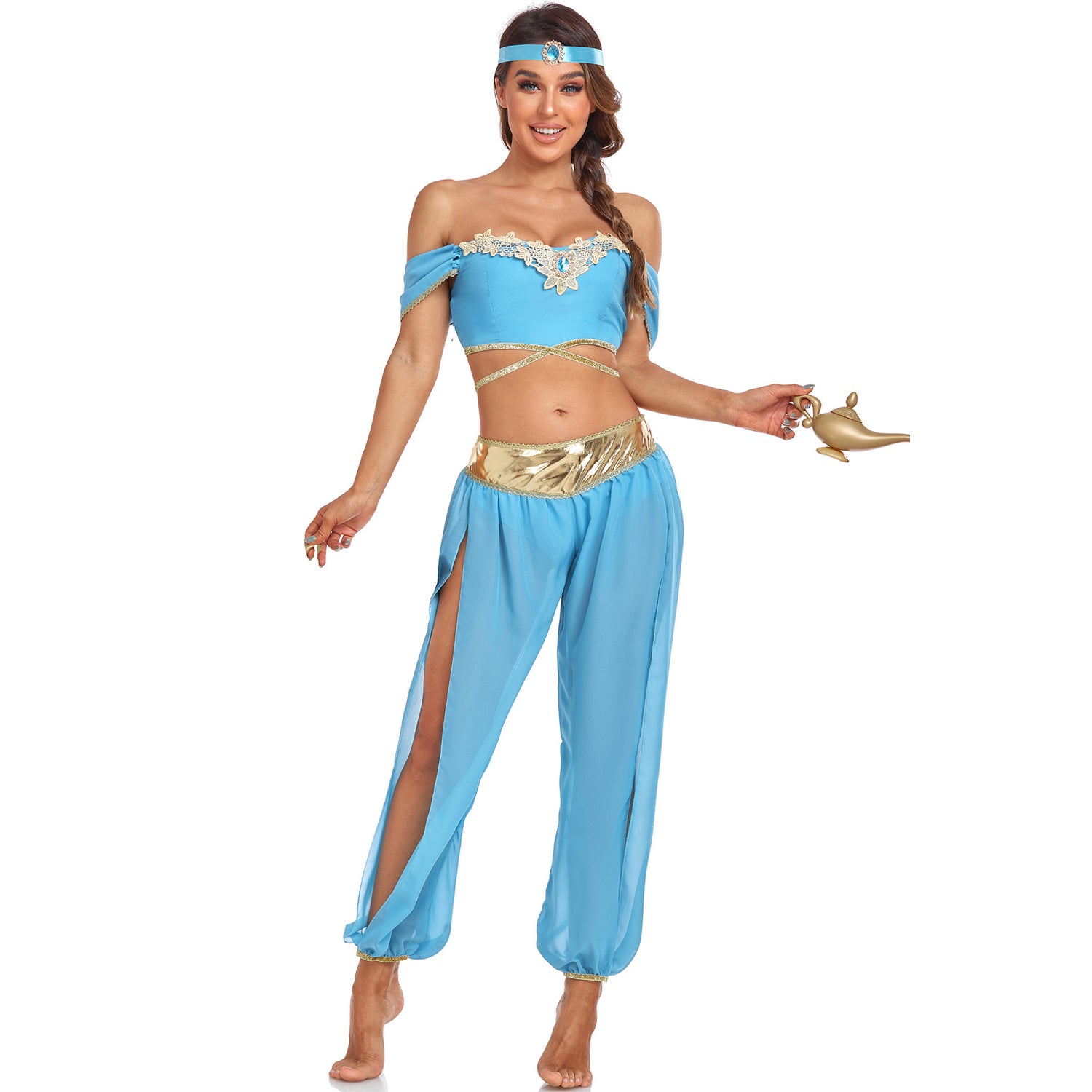 Robe Princesse Jasmine Lampe Magique Aladdin