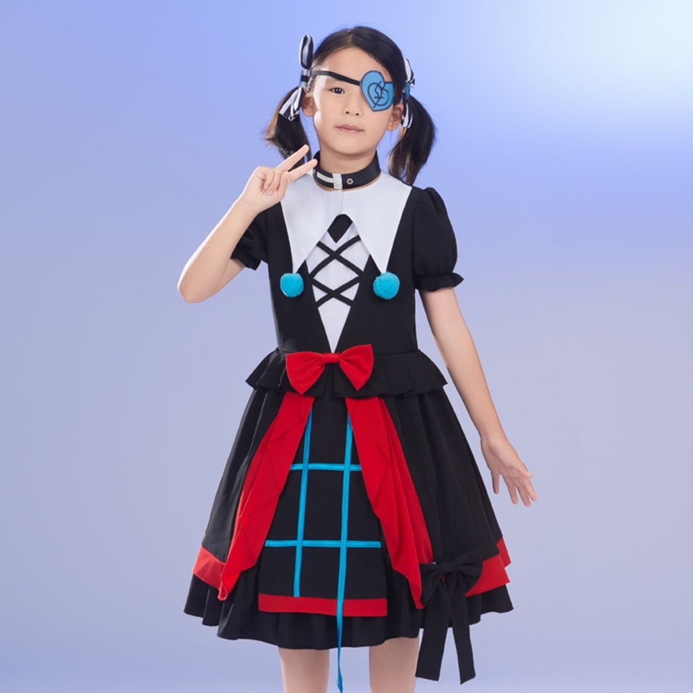 Costume de cosplay de fille muette Stella pour la fête du jeu Eggy