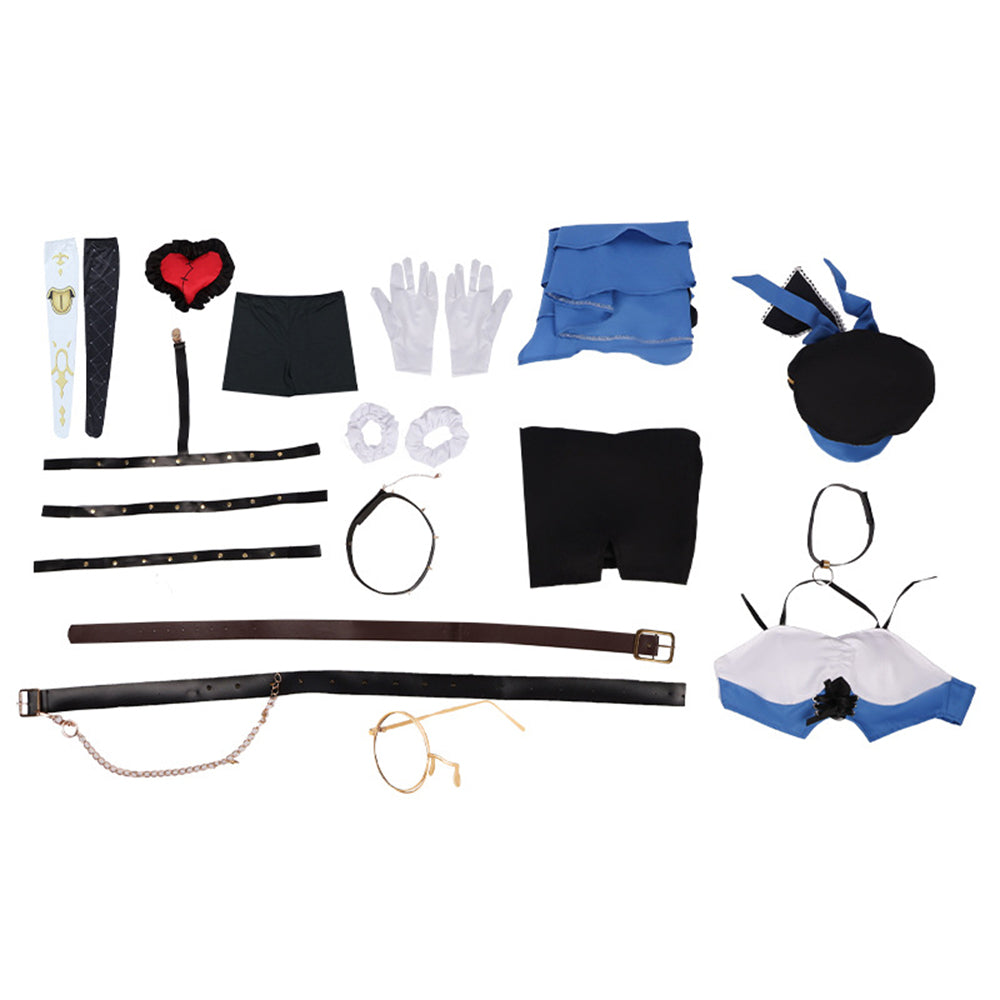 Costume de cosplay Game Stella Mute Eileen Eggy Party pour femmes