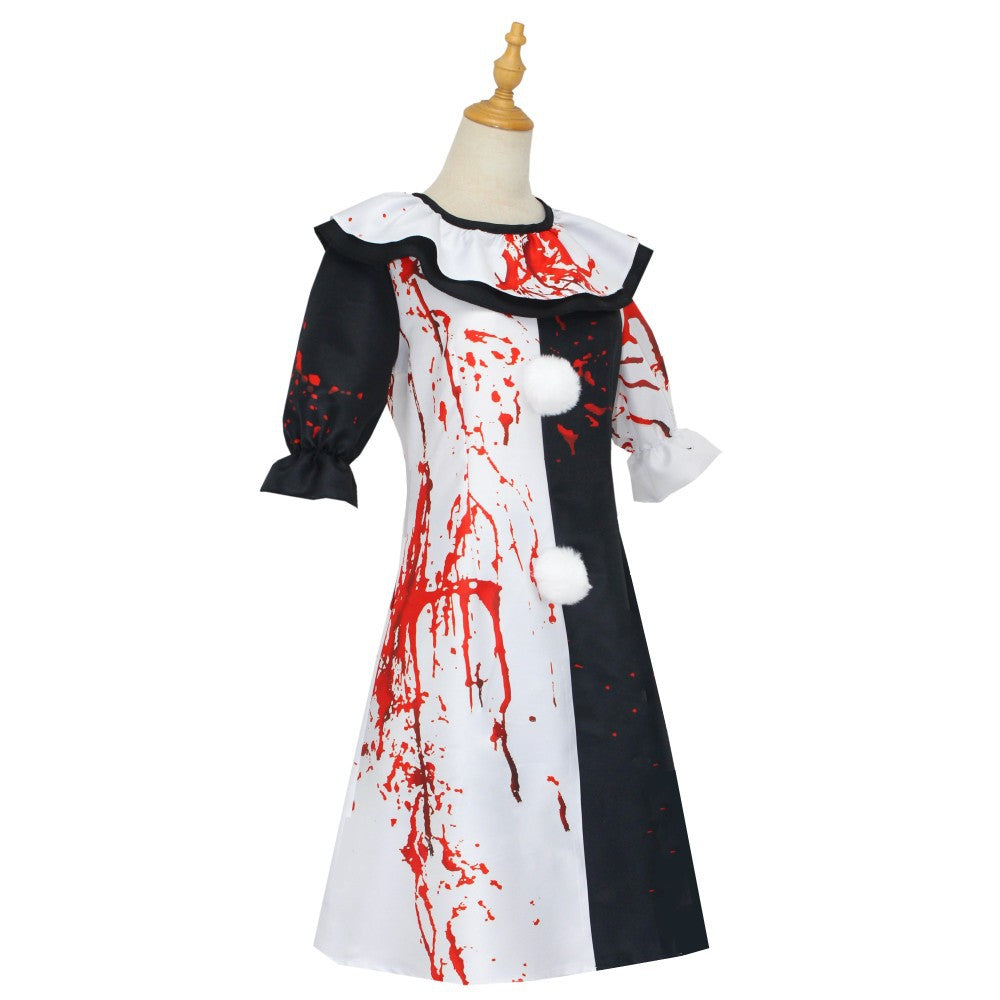 Terrifier 2 Art Le Clown Joker Costume de Cosplay Combinaison Halloween