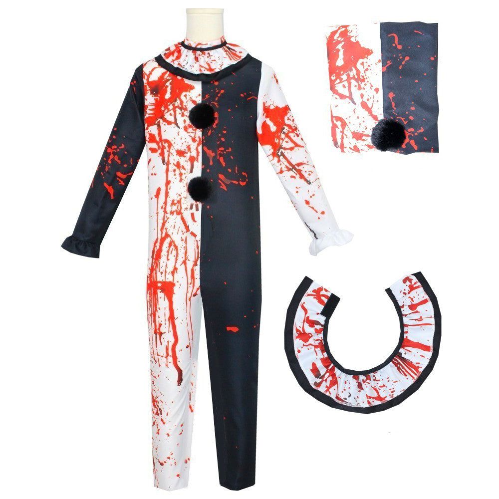 Terrifier 2 Art Le Clown Joker Costume de Cosplay Combinaison Halloween