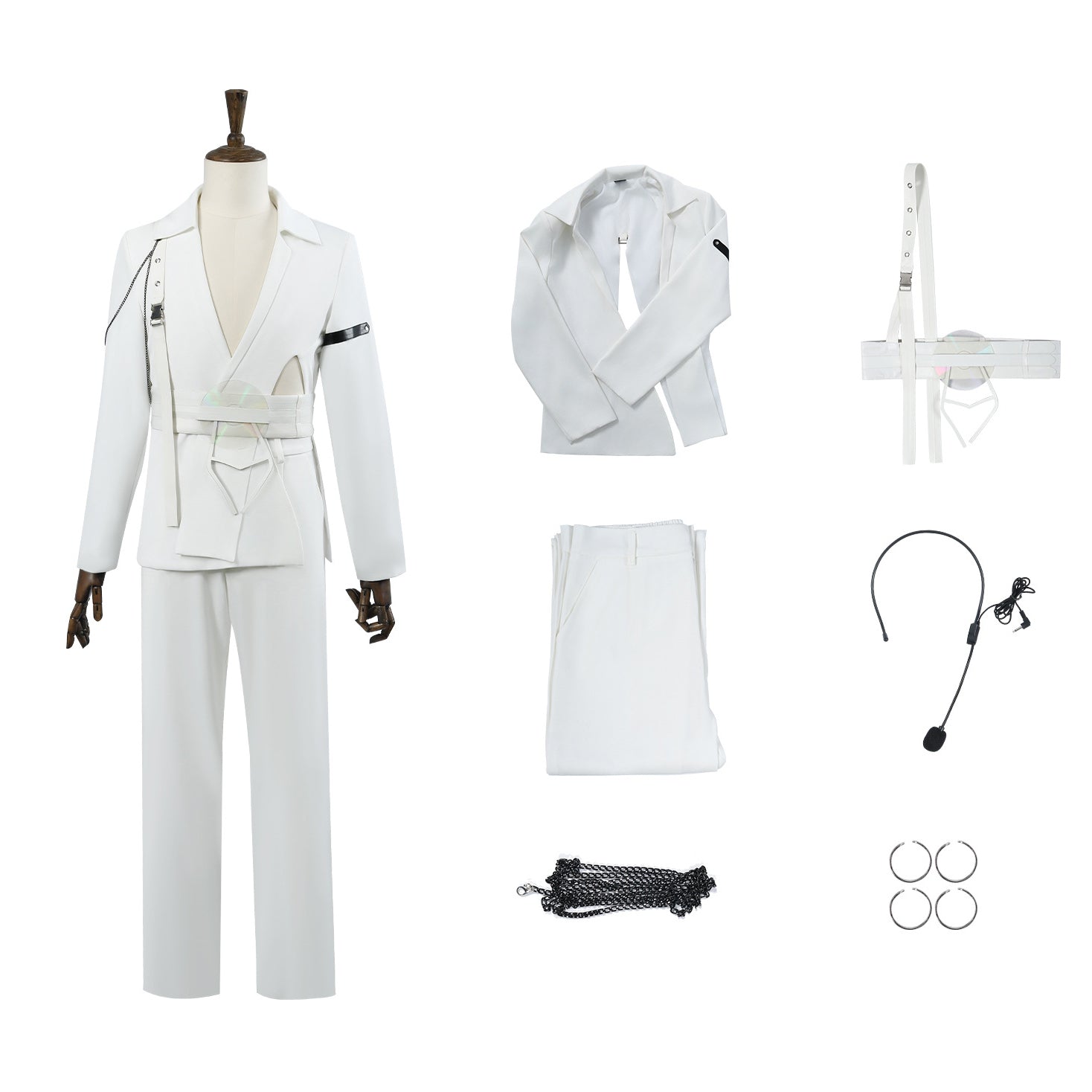 Costume Alien Stage R7 Luka Blink Gone pour fête d'Halloween