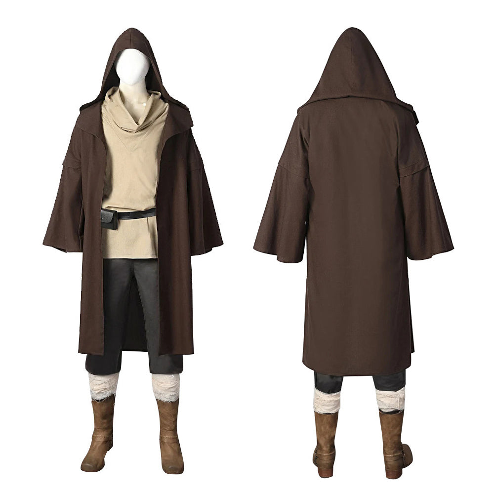 Costume de cosplay Obi Wan Kenobi Costume Star Wars Tenue Halloween