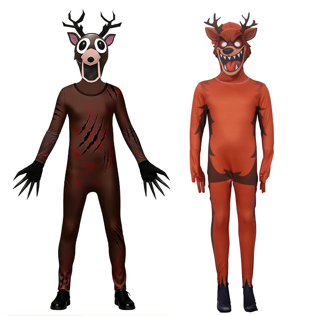 Costume body de cerf animaux pour jeu 99 nuits dans la forêt Noël