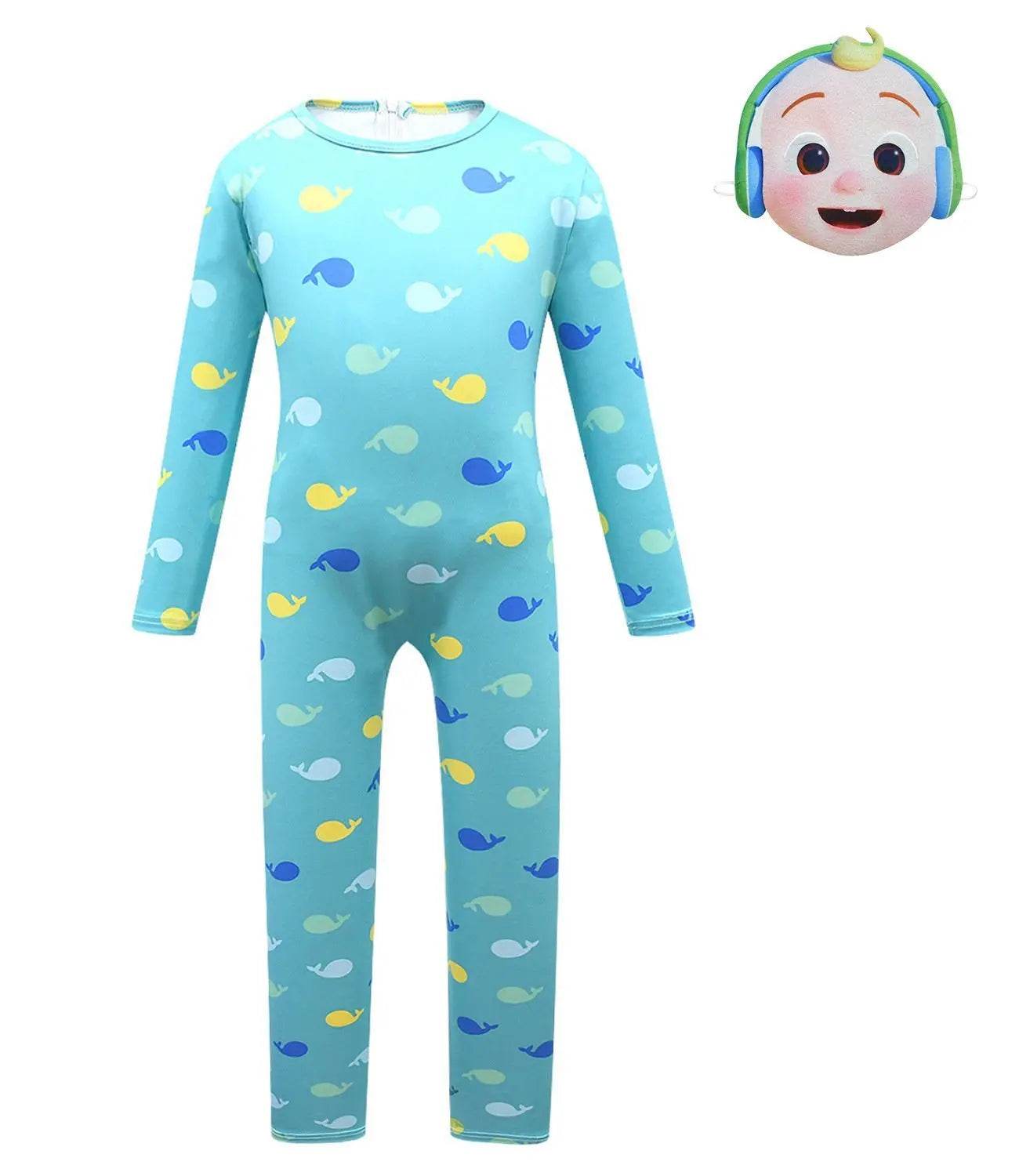 CocoMelon Cartoon Costumes Character Halloween Sweater Jumpsuit Dress Up - Ecosfun