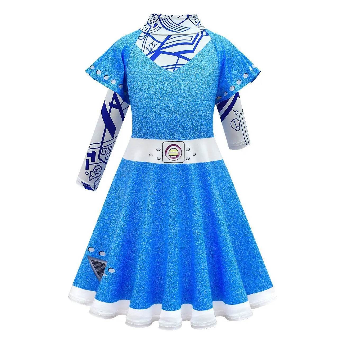 Girls' Zombies High School 3 Cosplay Costumes Halloween Outfit Dress For Kids - Ecosfun