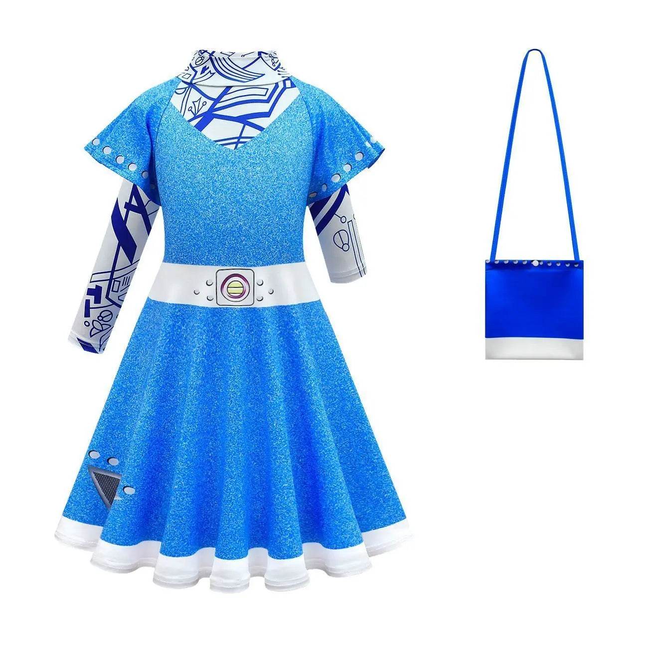 Girls' Zombies High School 3 Cosplay Costumes Halloween Outfit Dress For Kids - Ecosfun
