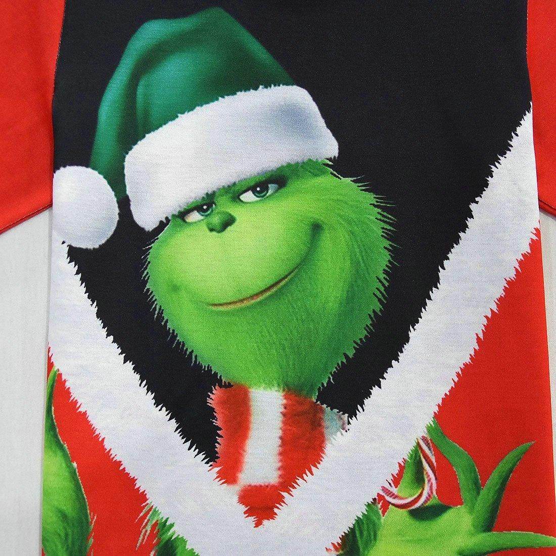 Green Monster Grinch Kids Boys Costume Mask Golves Set Christmas Gift - Ecosfun