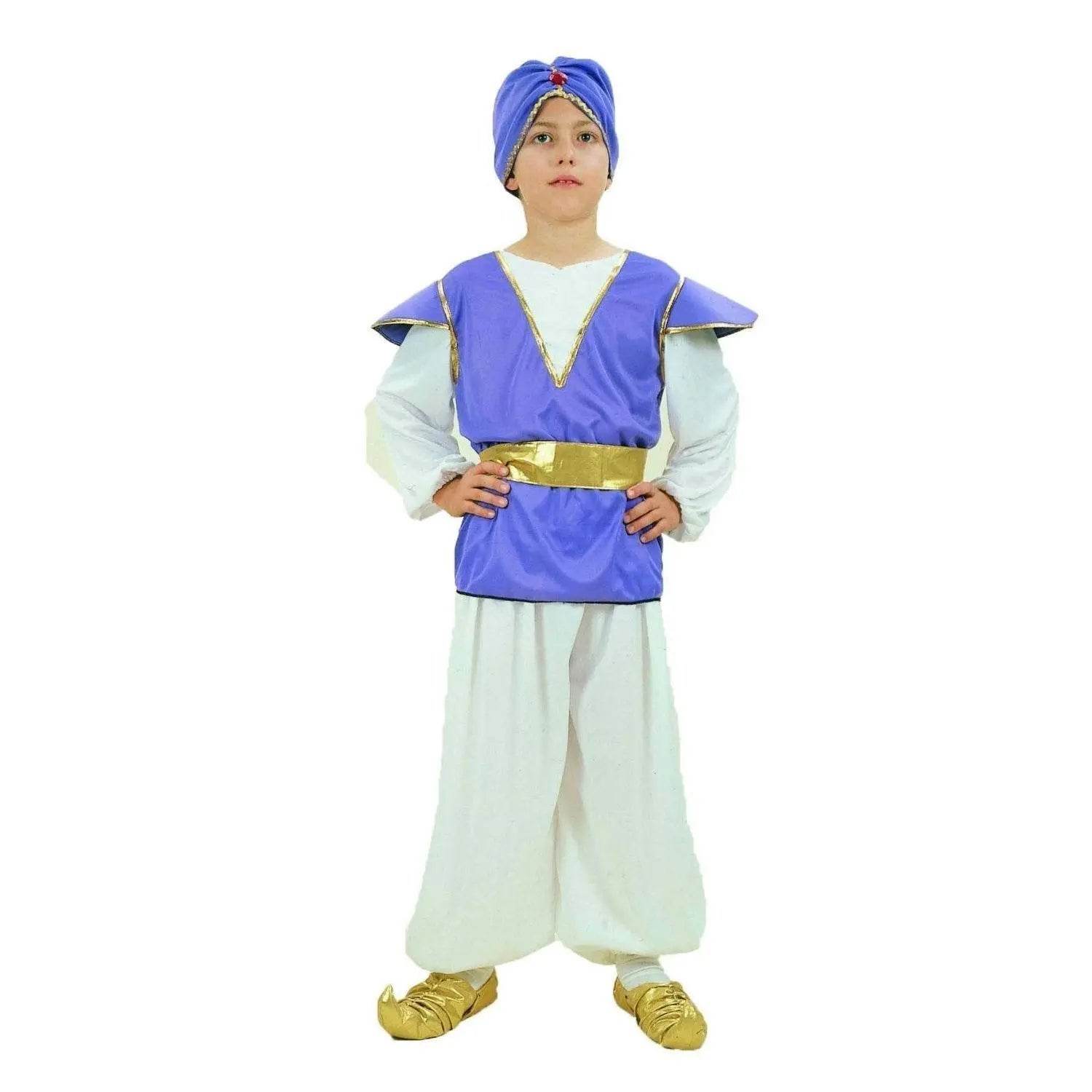 Halloween Kids Boys India Aladdin Prince Cosplay Costume - Ecosfun