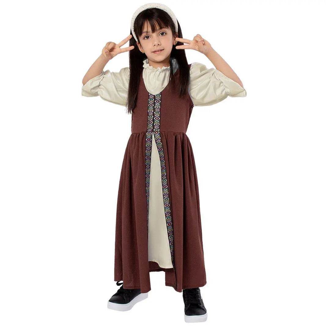 Medieval Palace Dress Vintage Kids Party Halloween Cosplay Costumes - Ecosfun