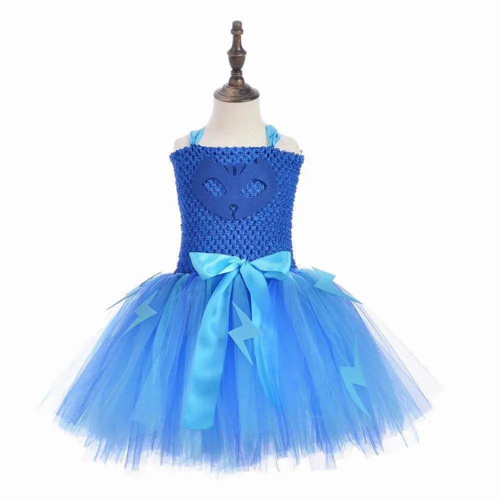 PJ Masks Superhero Cosplay Costumes Halloween Tutu Dress Suits - Ecosfun