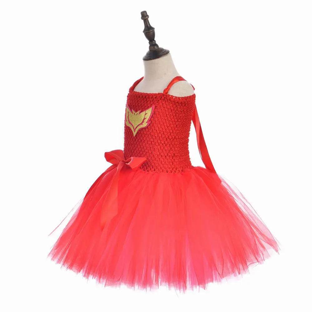 PJ Masks Superhero Cosplay Costumes Halloween Tutu Dress Suits - Ecosfun