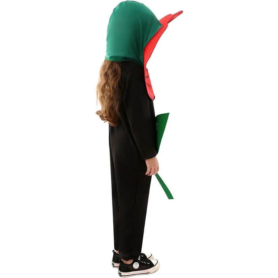 Rose Flower Children's Day Kids Jumpsuit Stage Party Cosplay Costumes - Ecosfun
