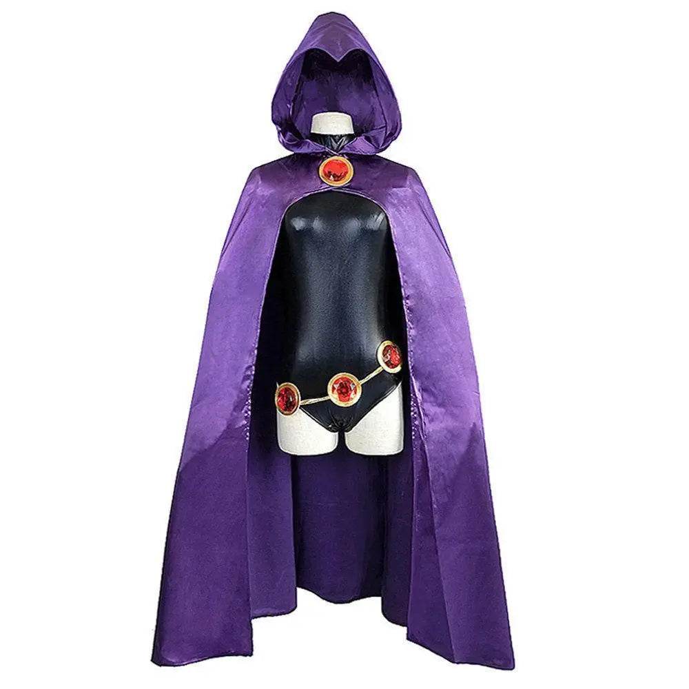 Teen Titans Raven Costume Anime Halloween Cosplay - Ecosfun