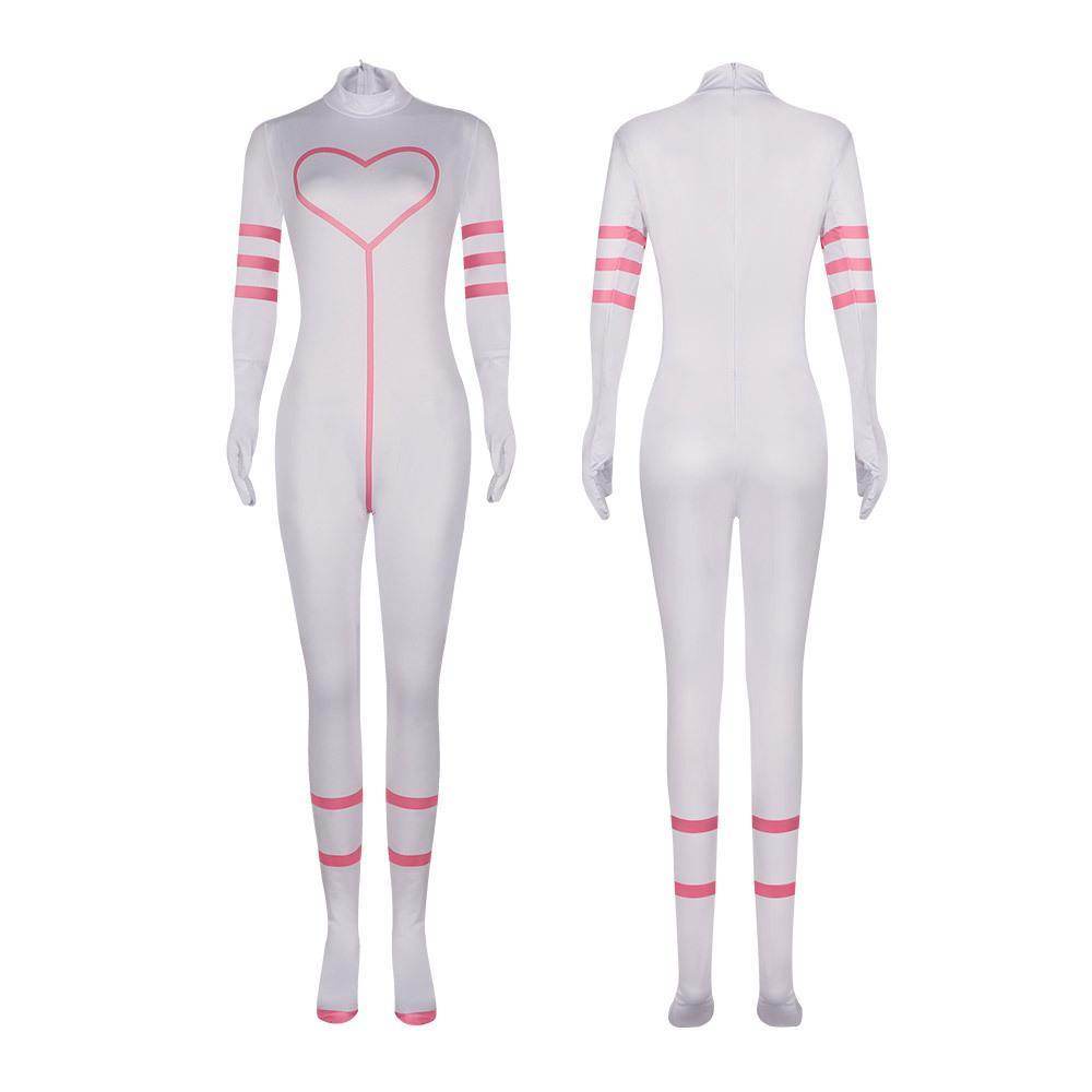Angel Dust Hazbin Hotel Jumpsuit Carnival Cosplay Costume For Adult - Ecosfun