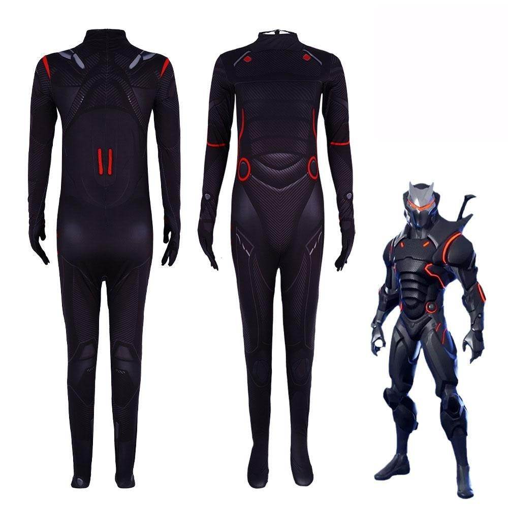Boy's Fortnite Omega Jumpsuit Costume for Kids - Ecosfun