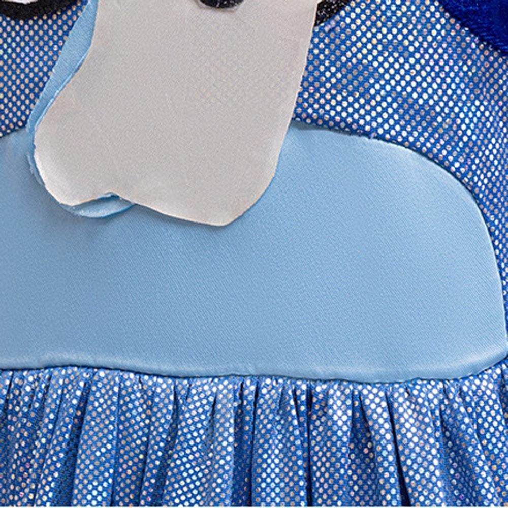 Girls' Bluey Princess Dress Costume Cartoon Print Cosplay Tutu for Kids - Ecosfun