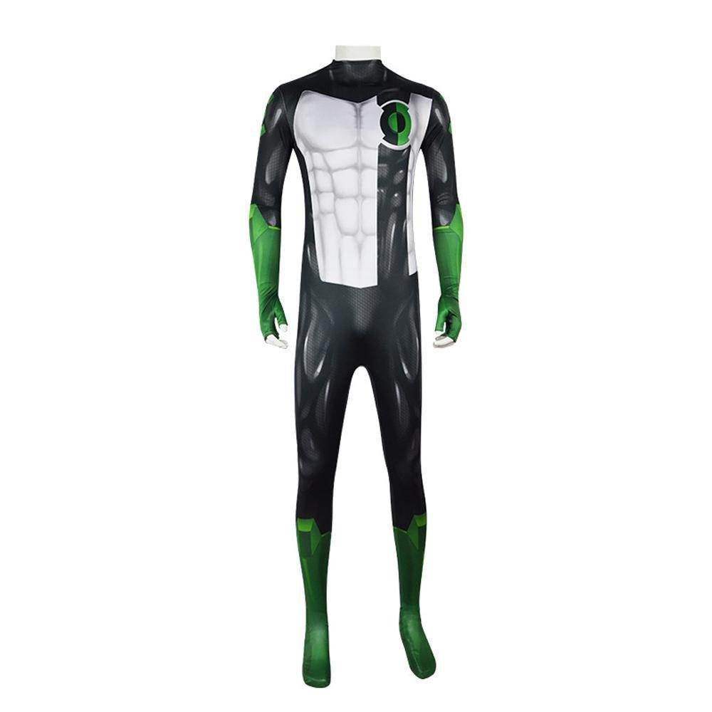 Green Lantern Movie Kyle Rayner Adult Zentai Jumpsuit Cosplay Costume Carnival - Ecosfun