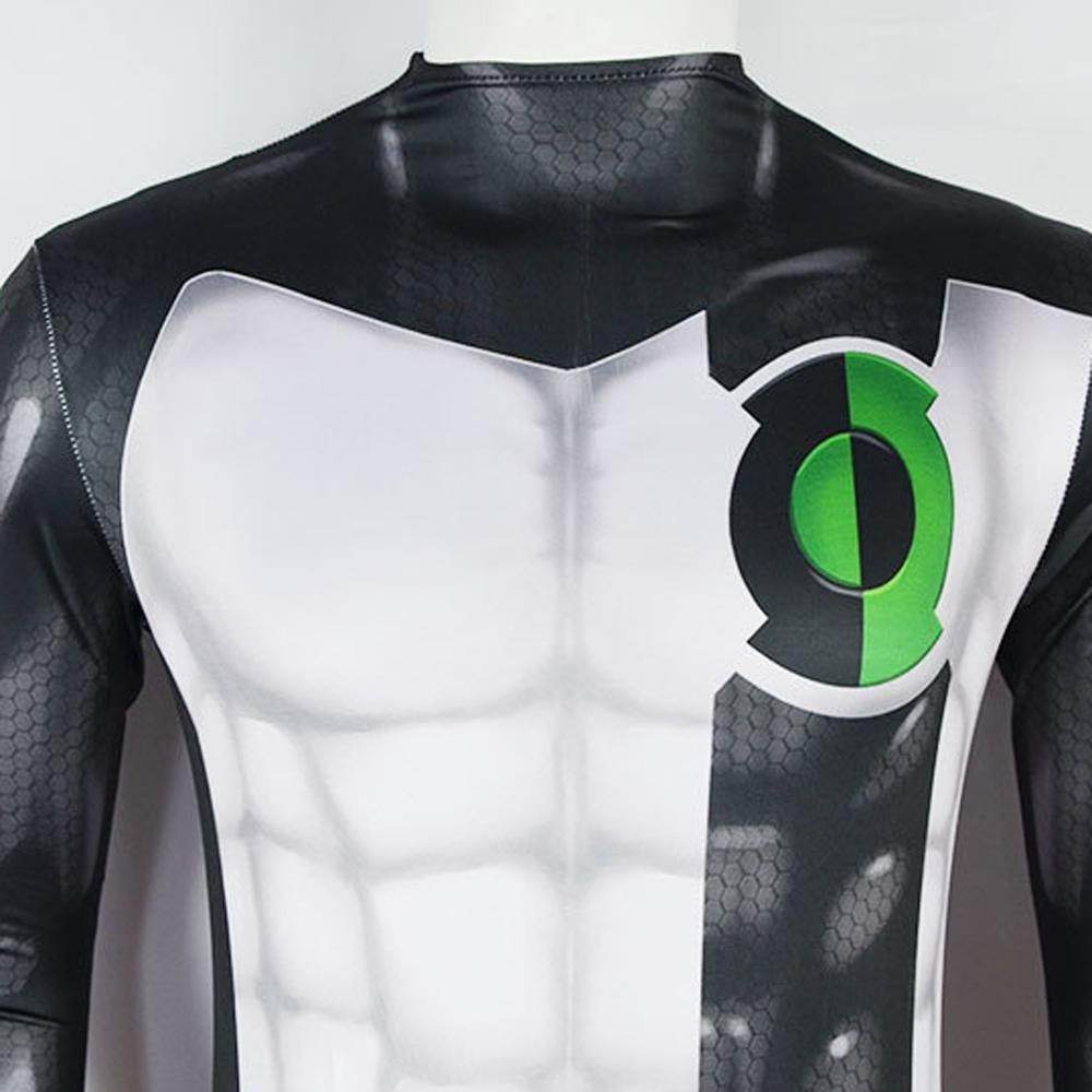Green Lantern Movie Kyle Rayner Adult Zentai Jumpsuit Cosplay Costume Carnival - Ecosfun