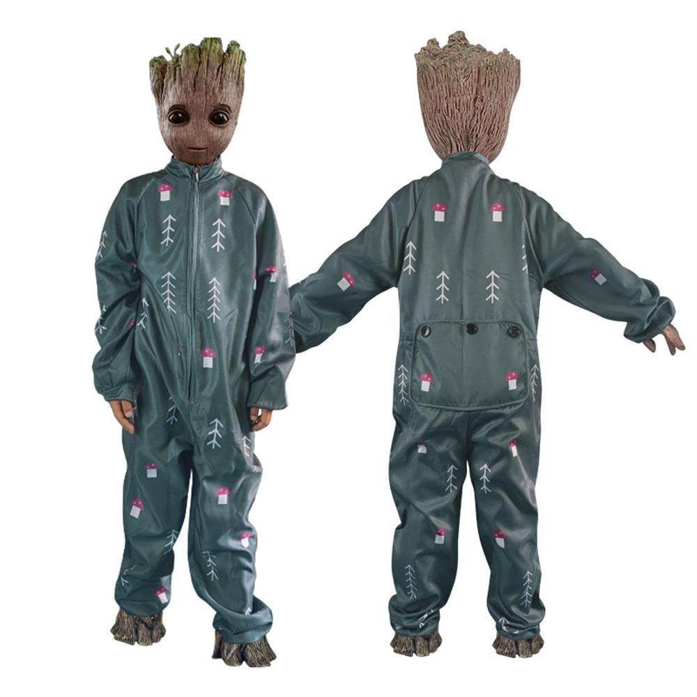 Guardians of the Galaxy Ente Groot Costume jumpsuit Halloween Cosplay Outfits Party Carnival Suit - Ecosfun