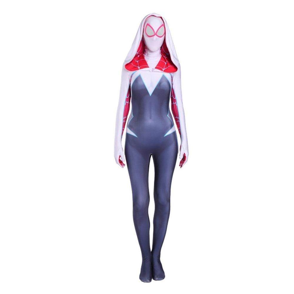 Gwen Stacy Spider-man Costume Costume Zentai Jumpsuit Bodysuit Adult Kids - Ecosfun