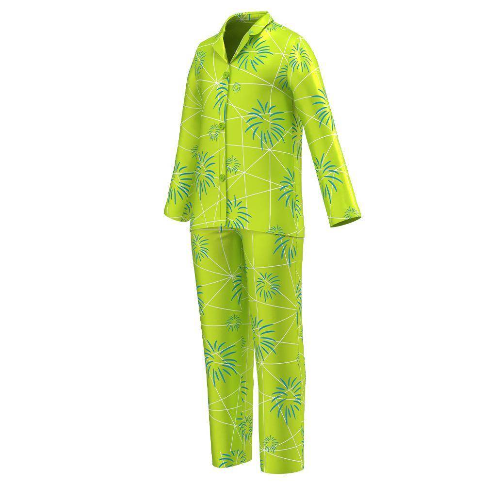 inside out 2 costumes Summer ice silk pajamas Home Wear - Ecosfun
