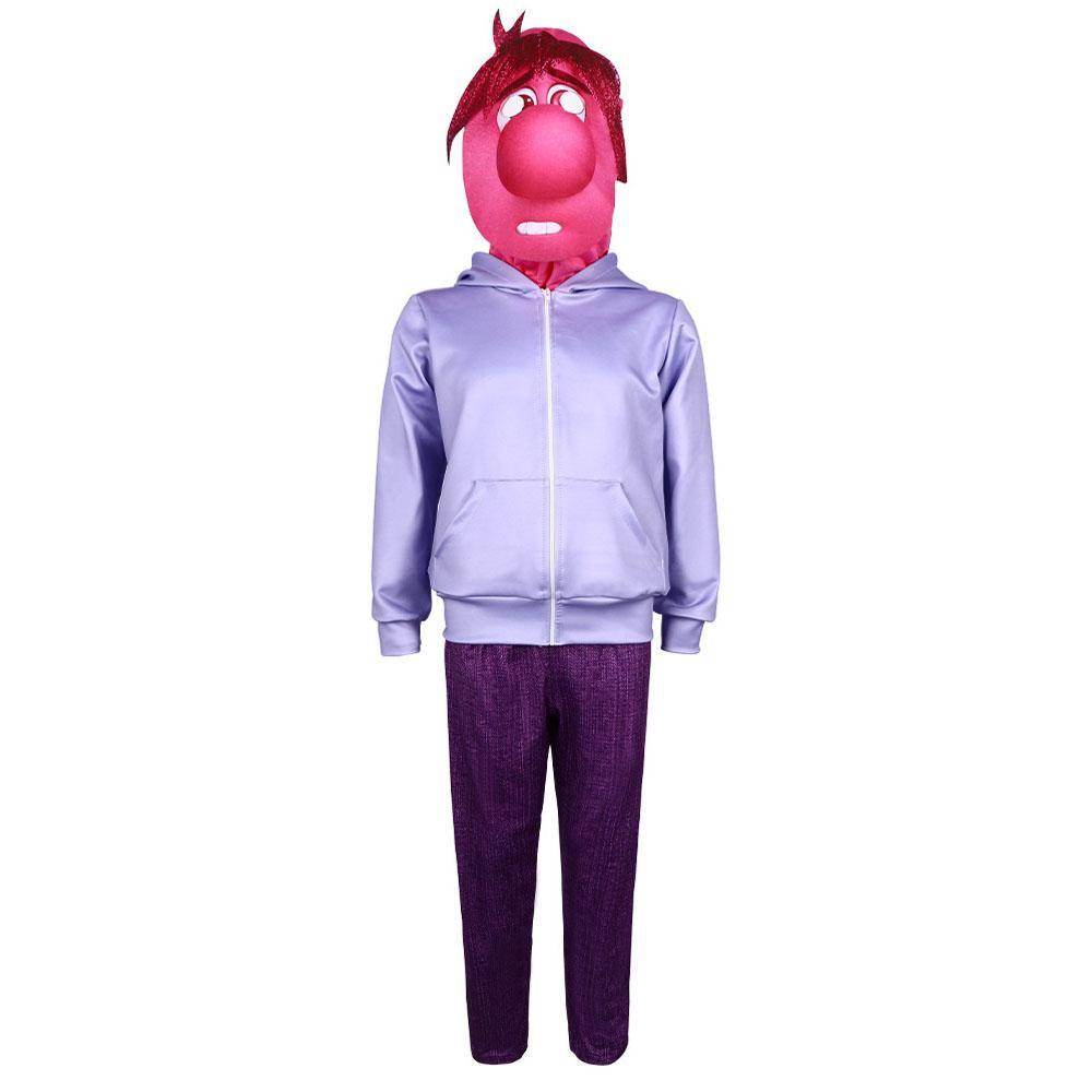 Inside Out 2 Embarrassment Costume Halloween Stage Performance Outfit for Kids and Adults - Ecosfun