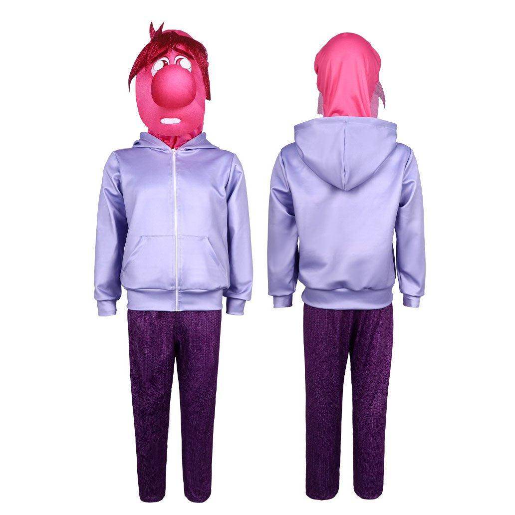 Inside Out 2 Embarrassment Costume Halloween Stage Performance Outfit for Kids and Adults - Ecosfun