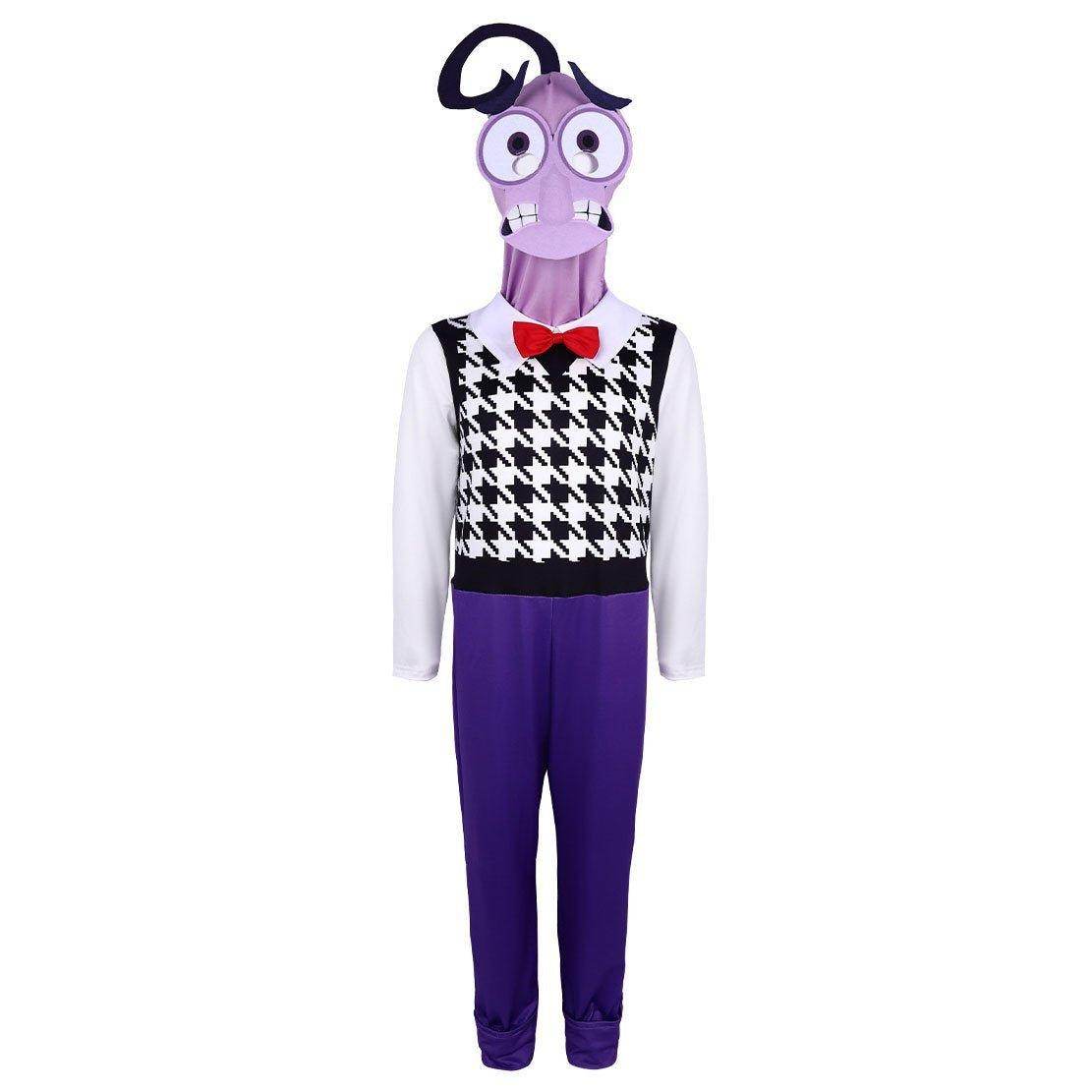 Inside Out 2 Fear Costume Halloween Stage Performance Outfit for Kids and Adults - Ecosfun