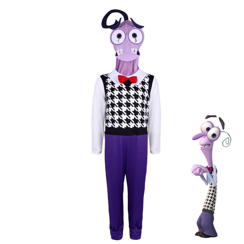 Inside Out 2 Joy Anger Fear Sadness Disgust cosplay costumes dress for the Halloween stage show - Ecosfun