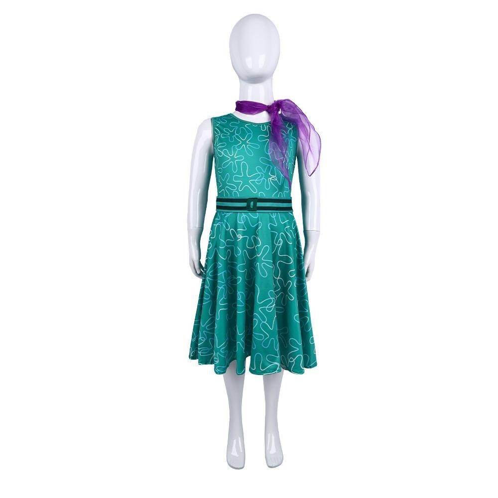 Inside Out 2 Joy Anger Fear Sadness Disgust cosplay costumes dress for the Halloween stage show - Ecosfun