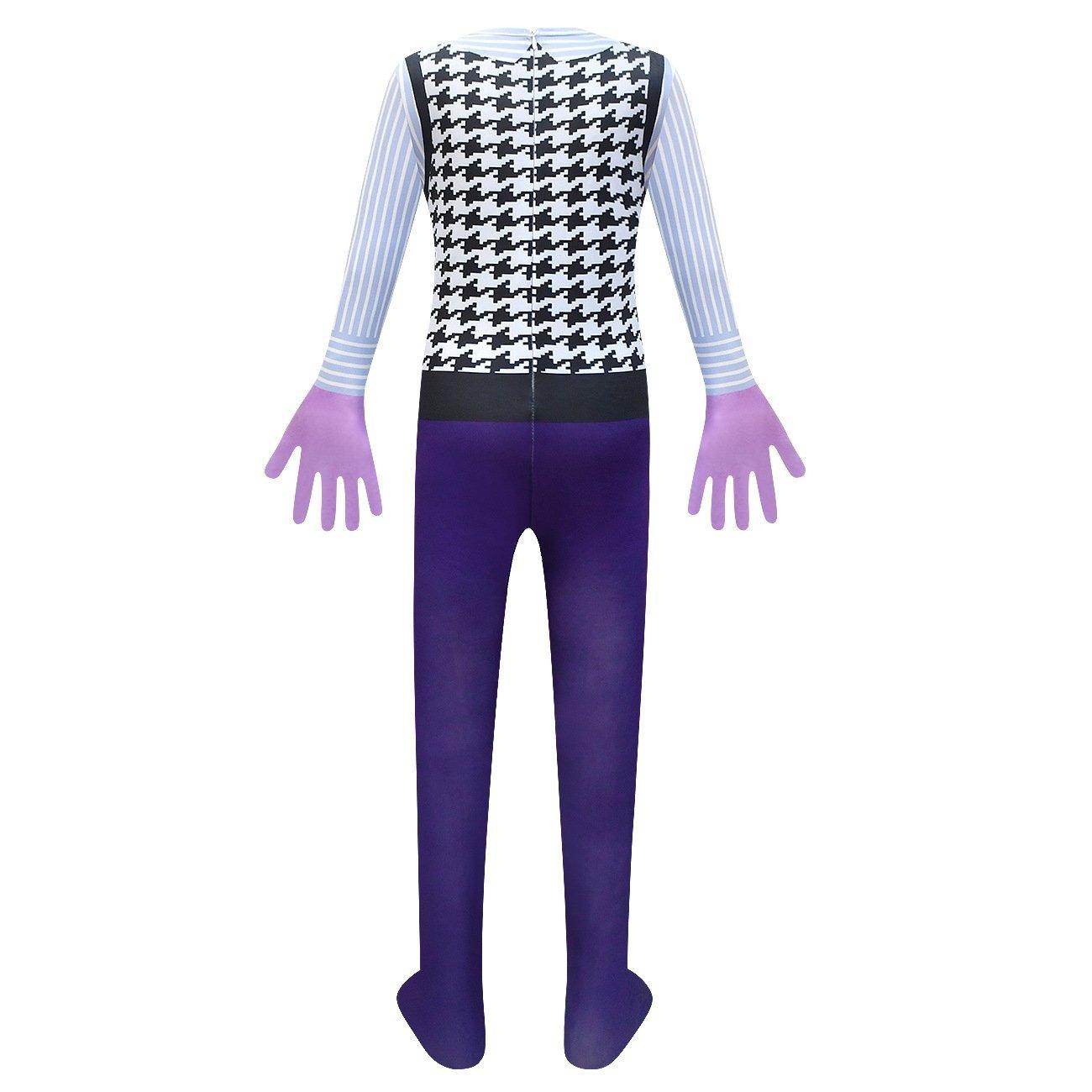 Inside Out Fear Cosplay Jumpsuit for Boys Kids' Zentai Costume - Ecosfun