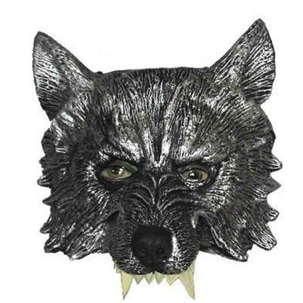 into the woods 1987 wolf costume Masquerade for Adults Halloween - Ecosfun