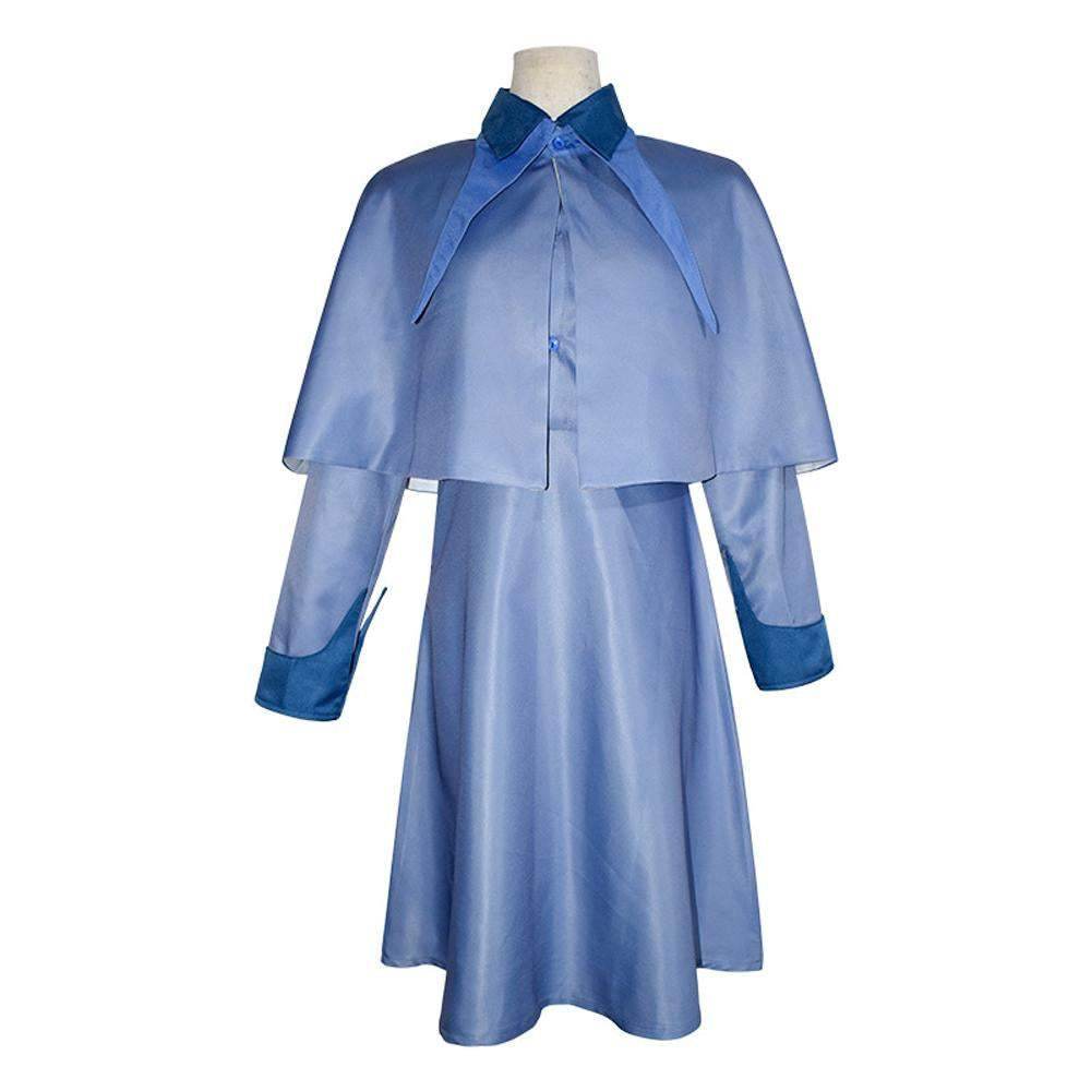 Harry Potter Costume Cosplay Beauxbatons School Uniform Fleur DE Kurt Costume for Girls Women - Ecosfun