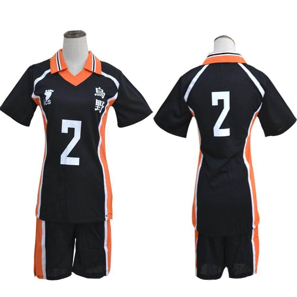 Karasuno Uniforms Anime Haikyu!! Cosplay Costumes Carnival Party Full Set - Ecosfun