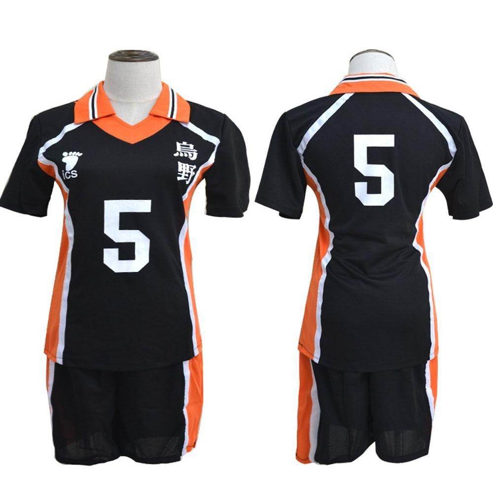 Karasuno Uniforms Anime Haikyu!! Cosplay Costumes Carnival Party Full Set - Ecosfun