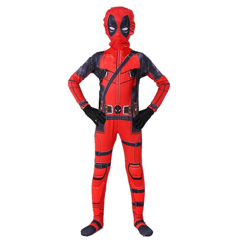 Kidpool Halloween Cosplay Costume Children Deadpool - Ecosfun