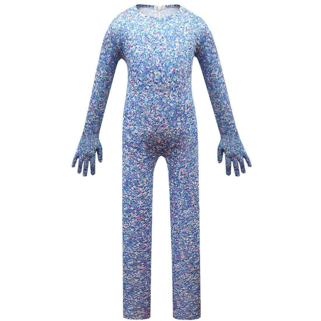 Kids Trolls 2 World Tour Tiny Diamond Costume Cosplay Zentai Child Jumpsuit Halloween - Ecosfun