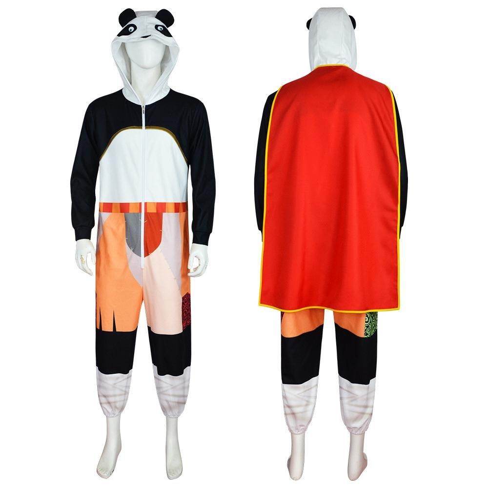 Kung Fu Panda 4 Po Adult Cosplay Costume Outfits Halloween Carnival Suit - Ecosfun