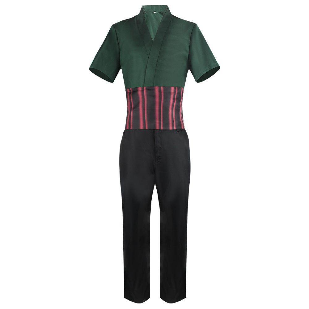 live Movie One Piece Roronoa Zoro Cosplay Costume Whole Set - Ecosfun